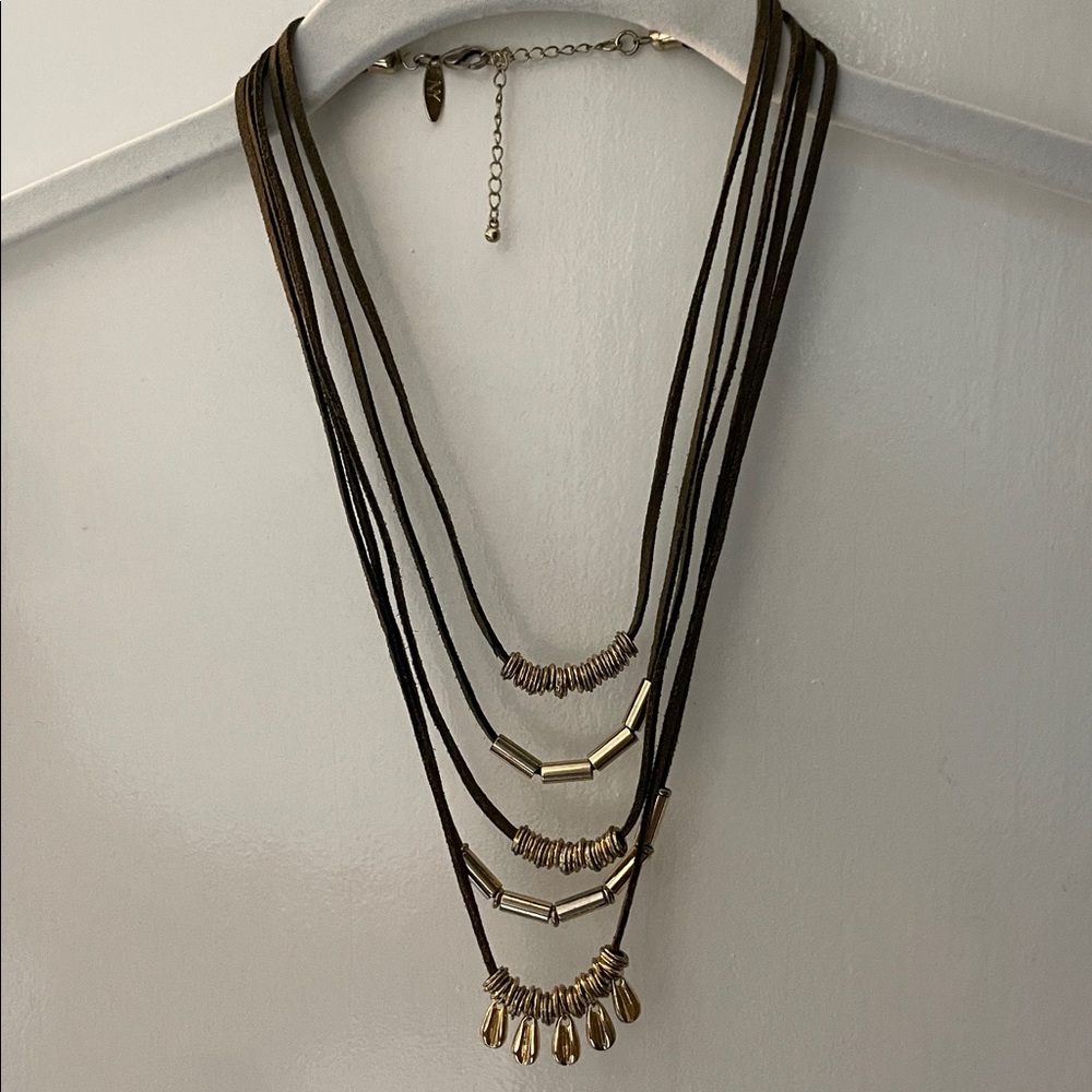 NY&C Beaded Layered Necklace